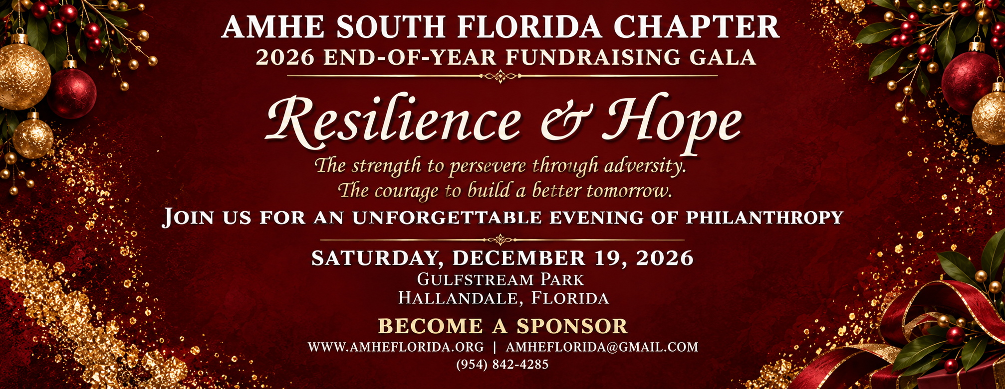 AMHE South Florida Chapter 2026 End-of-Year Fundraising Gala